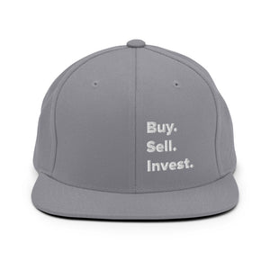 Buy. Sell. Invest. Snapback Hat