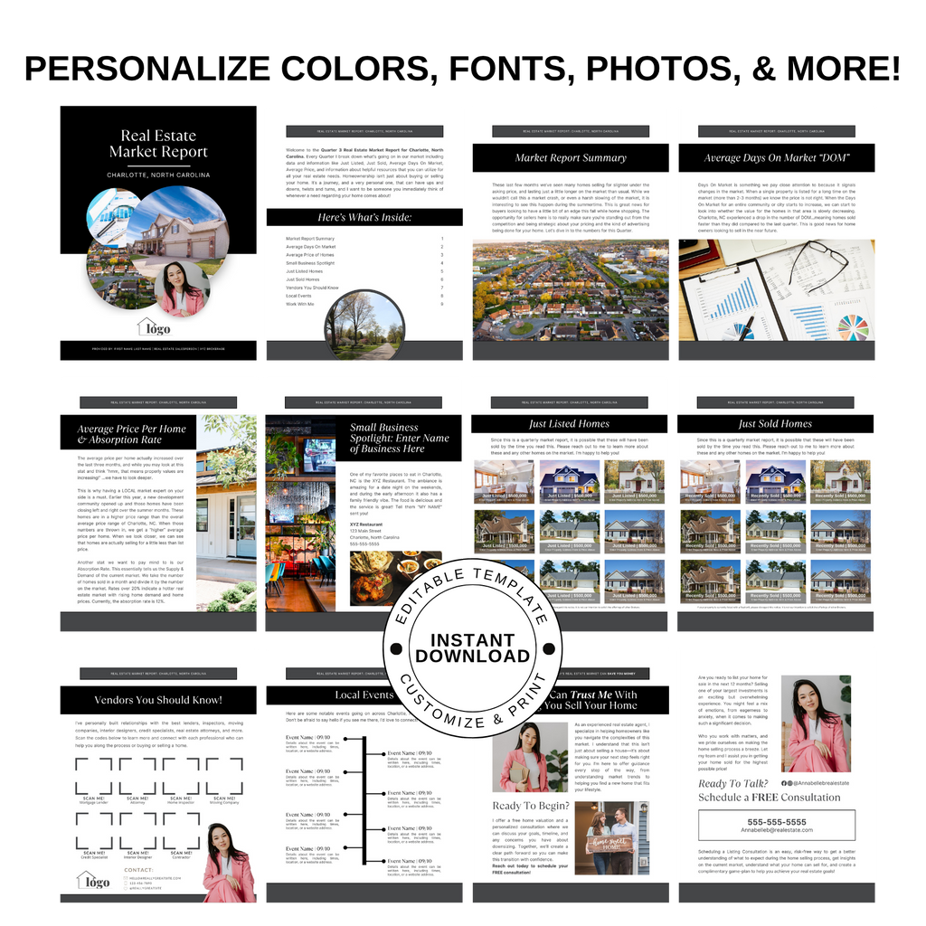 Quarterly Market Report - Real Estate Marketing Campagin