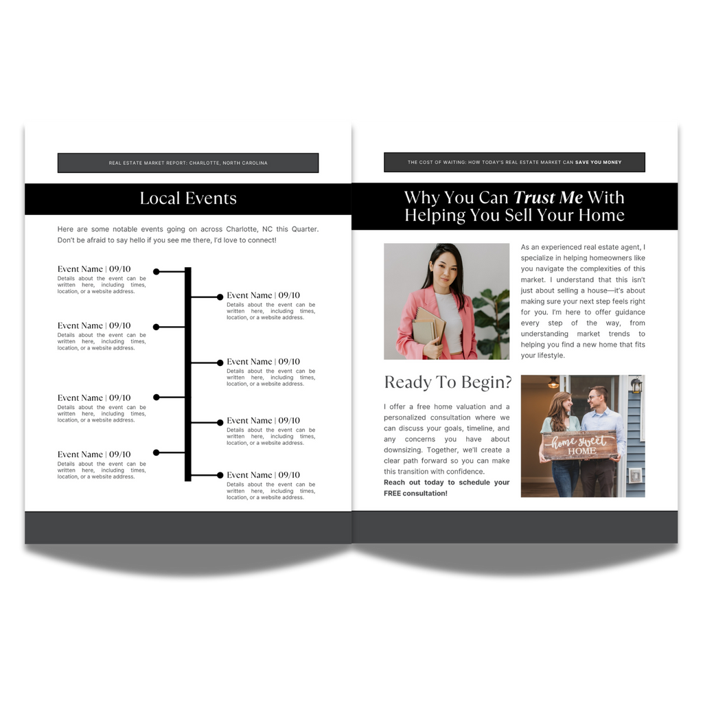 Quarterly Market Report - Real Estate Marketing Campagin