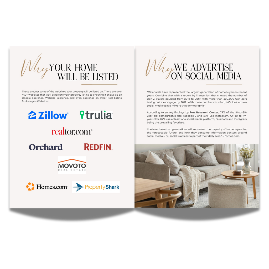 Listing Presentation Design Template - Luxe