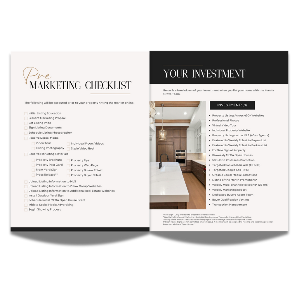 Listing Presentation Design Template - Luxe