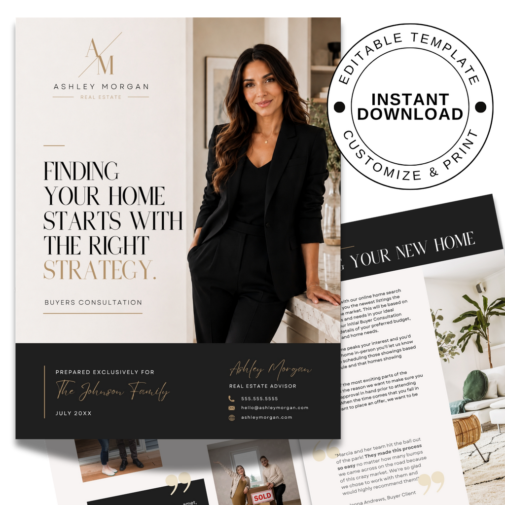 Buyers Presentation Design Templates - Luxe