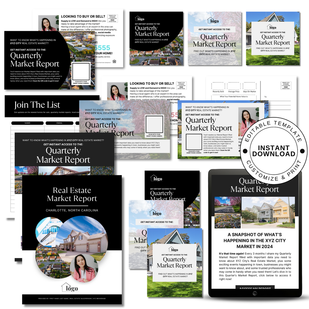 Quarterly Market Report - Real Estate Marketing Campagin