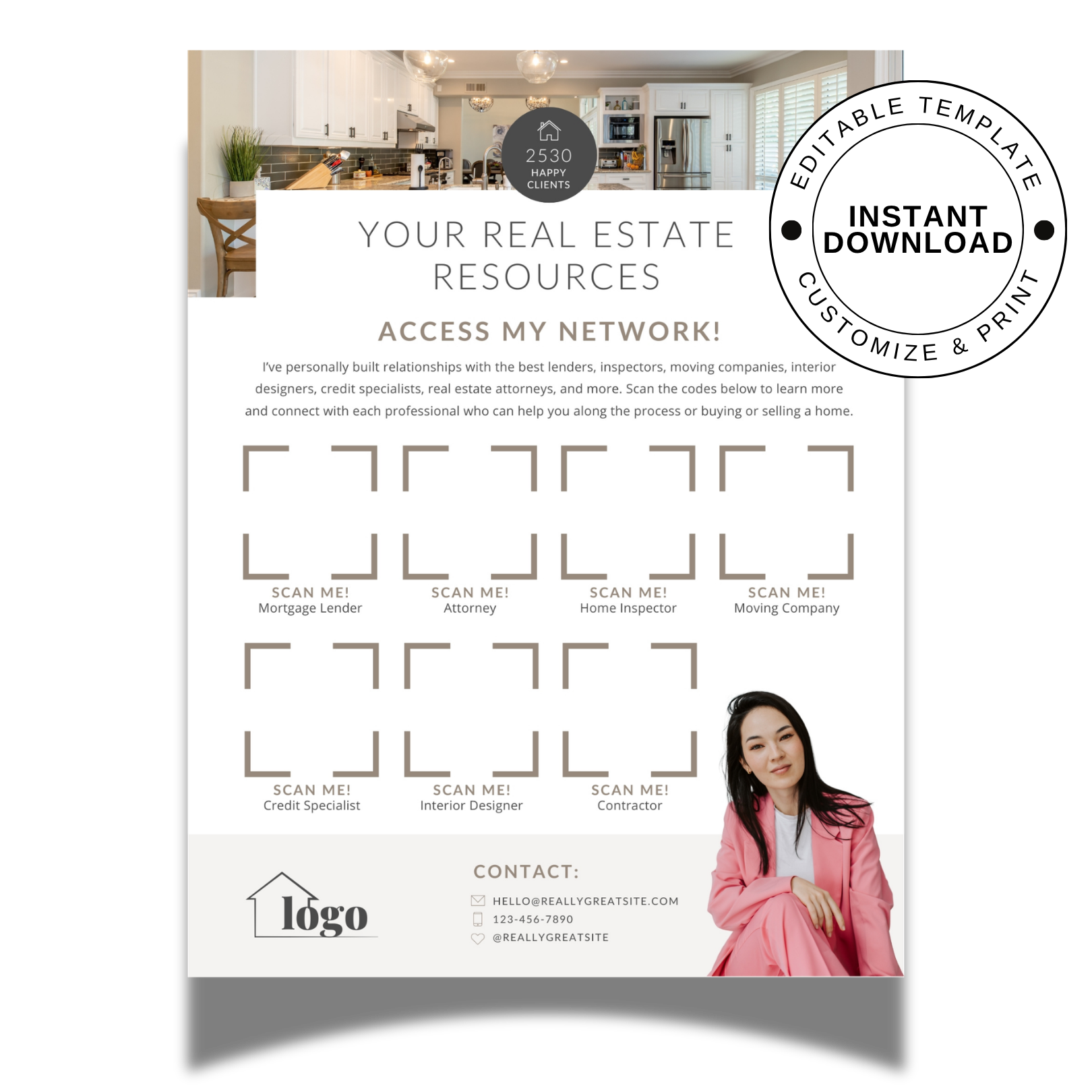 Vendor Referral QR Code Sheet
