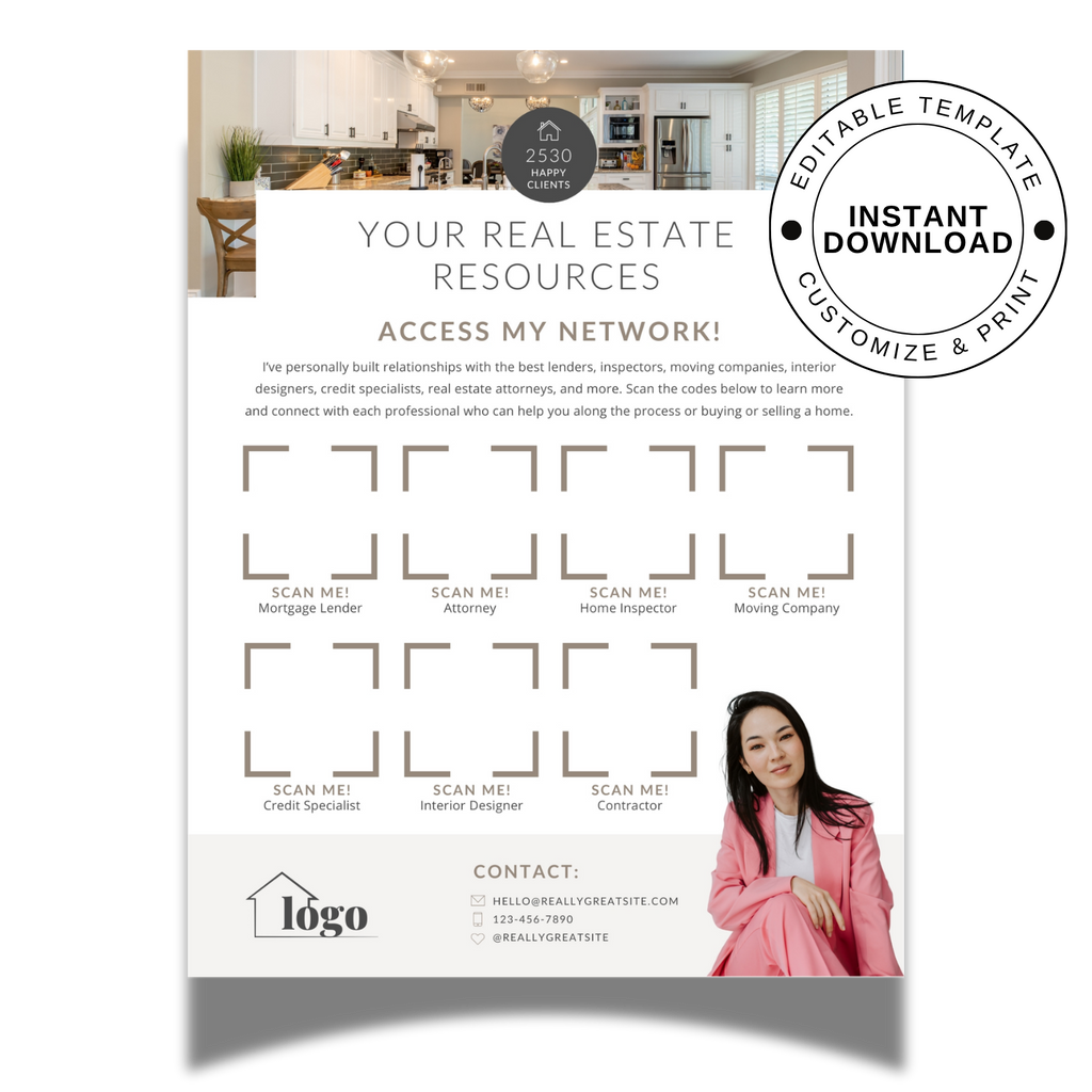 Vendor Referral QR Code Sheet