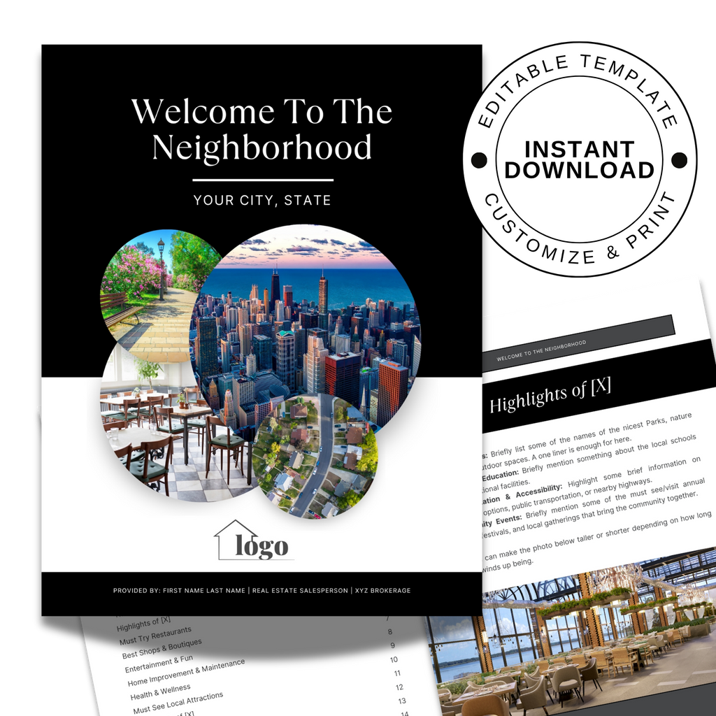 Welcome To The Neighborhood - Real Estate Lead Magnet