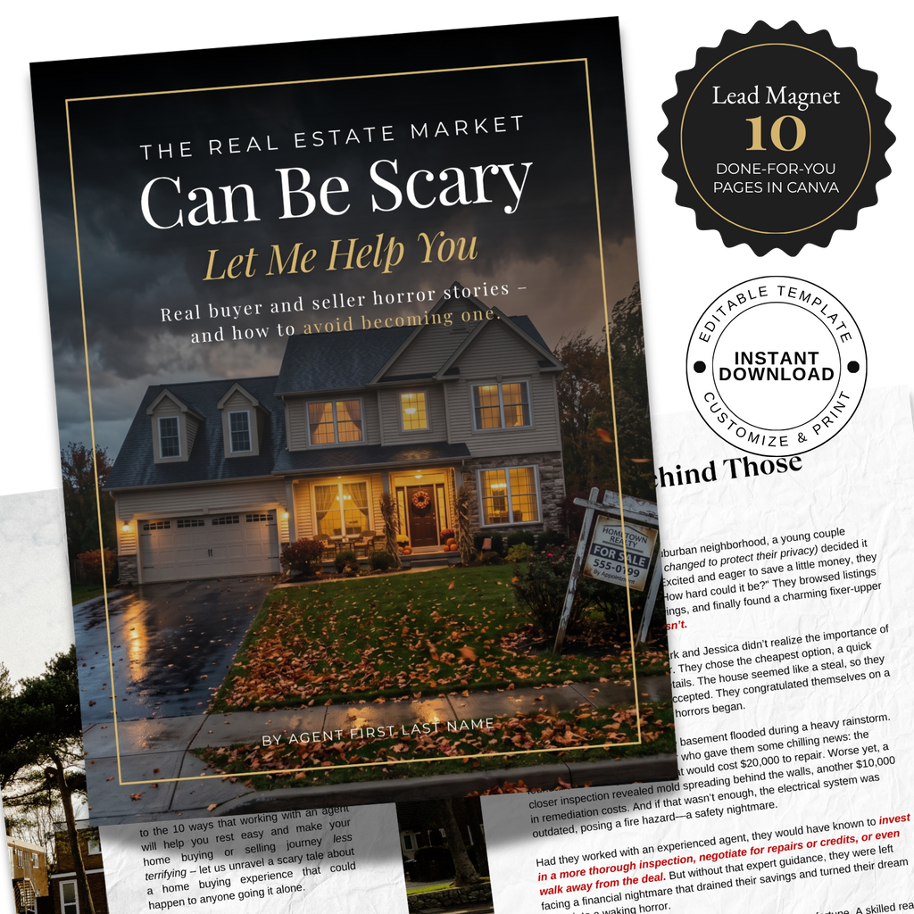 The Market Can Be Scary Let Me Help You - Halloween Lead Magnet