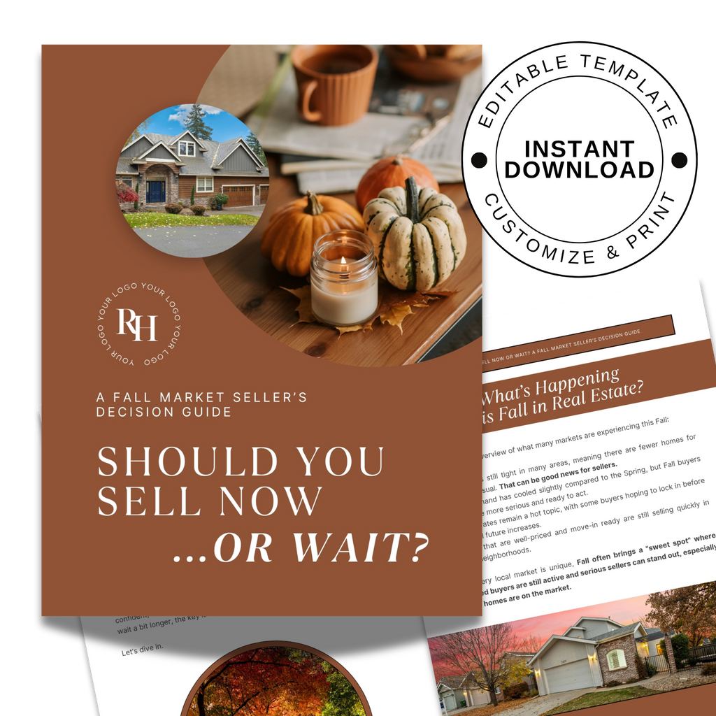 Should You Sell Now or Wait? Fall Market Seller's Guide - Lead Magnet