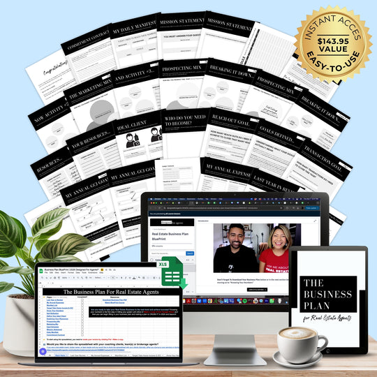 Real Estate Agent Business Plan BluePrint [DIGITAL DOWNLOAD]