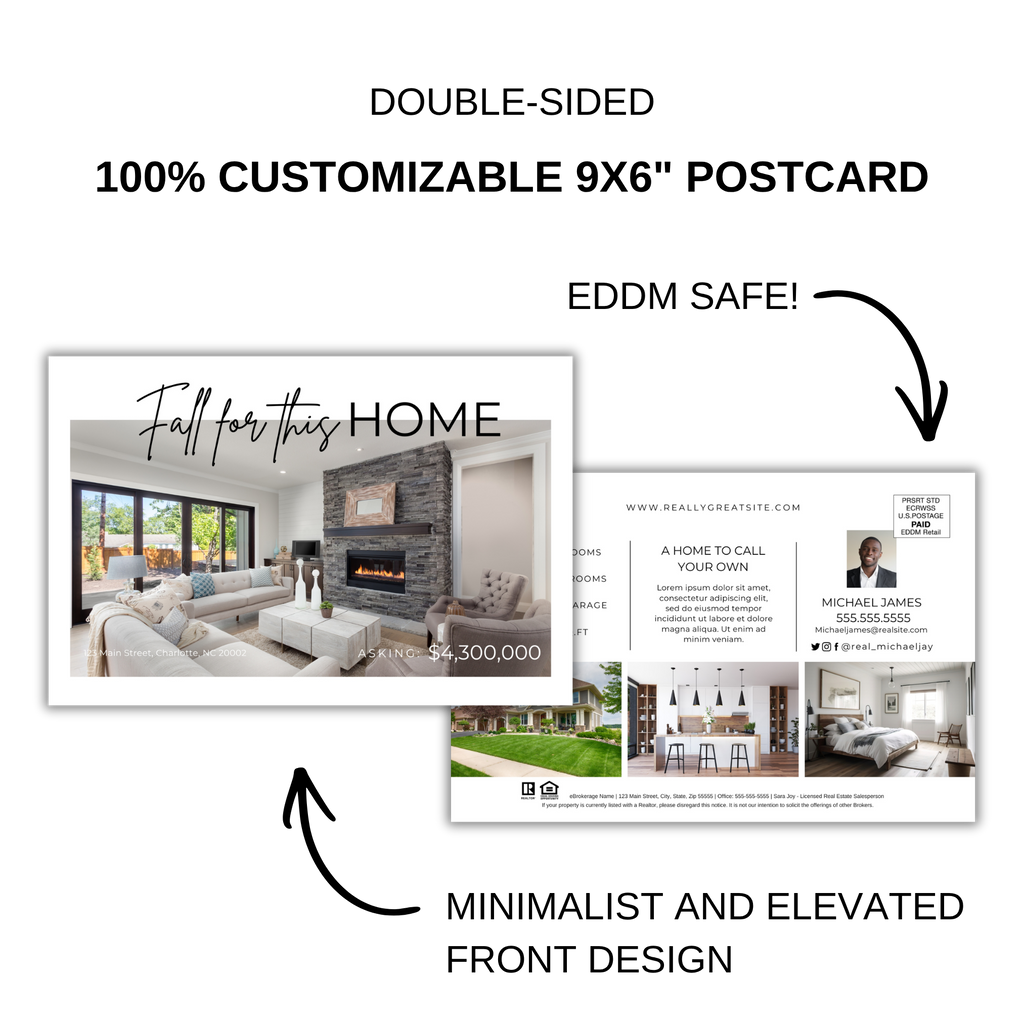 Fall For This Home Postcard & Flyer