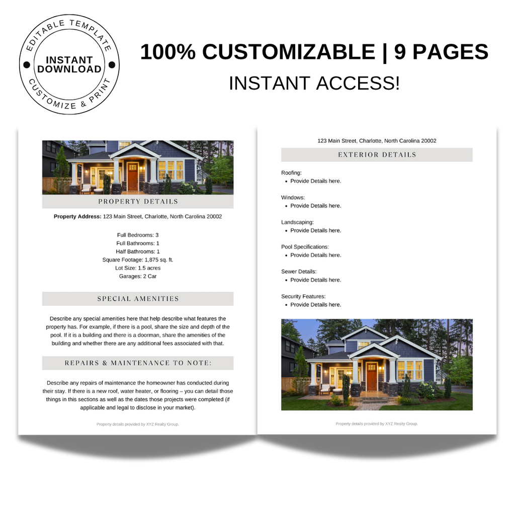 Property Fact Sheet Booklet