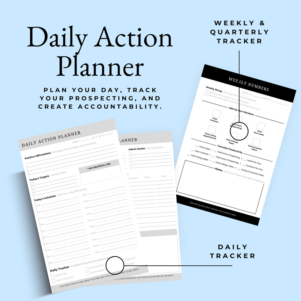 2025/26 Real Estate Agent Planner Pro [DIGITAL DOWNLOAD]