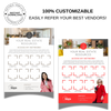 Vendor Referral QR Code Sheet