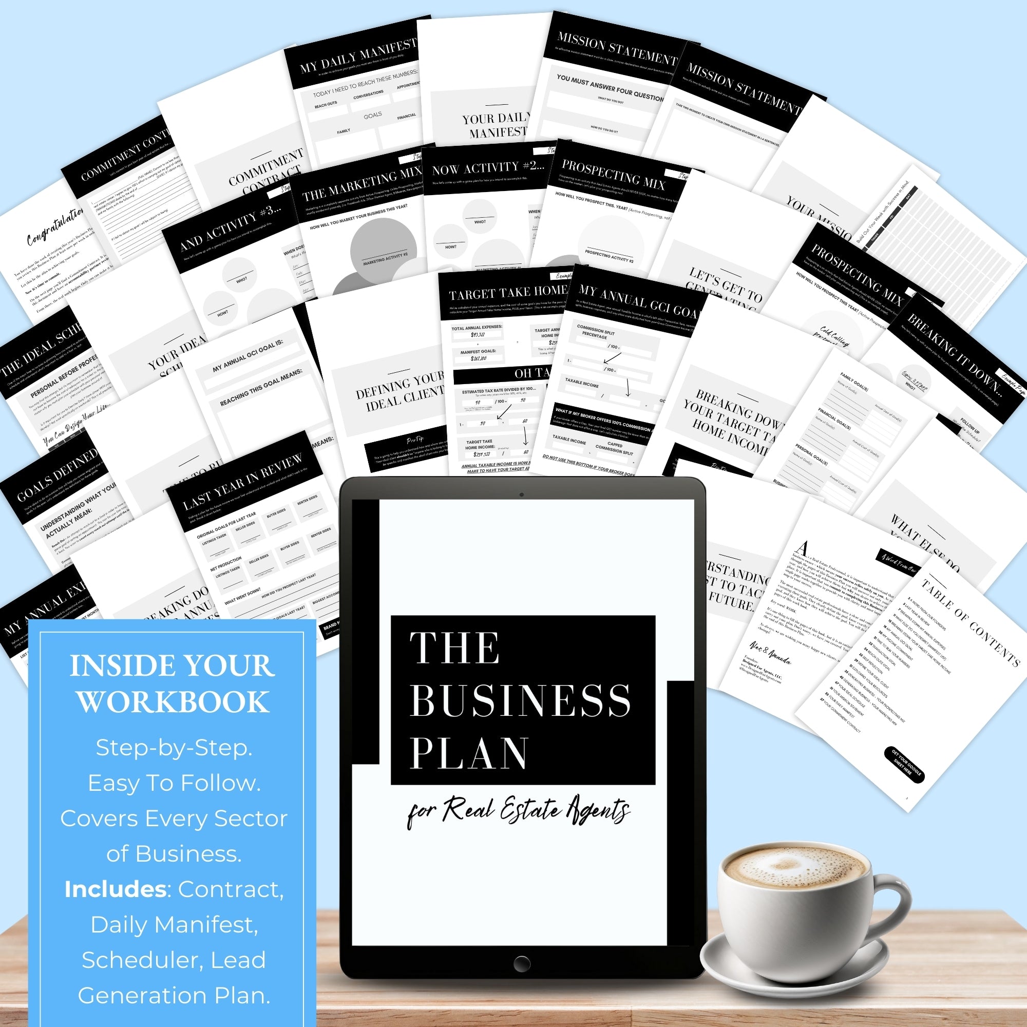 Real Estate Agent Business Plan BluePrint [DIGITAL DOWNLOAD]