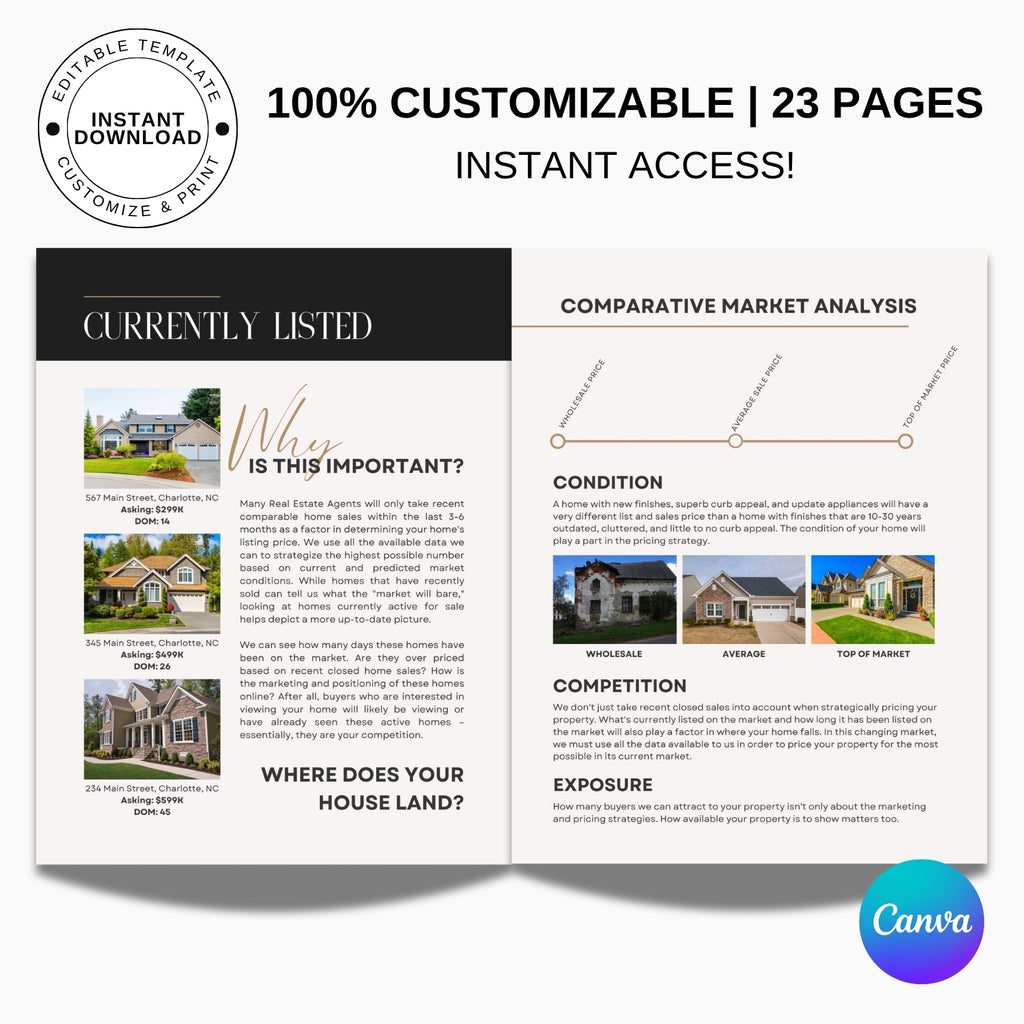 Listing Presentation Design Template - Luxe