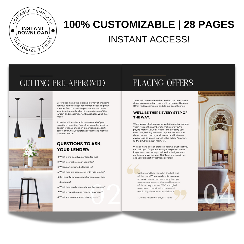 Buyers Presentation Design Templates - Luxe