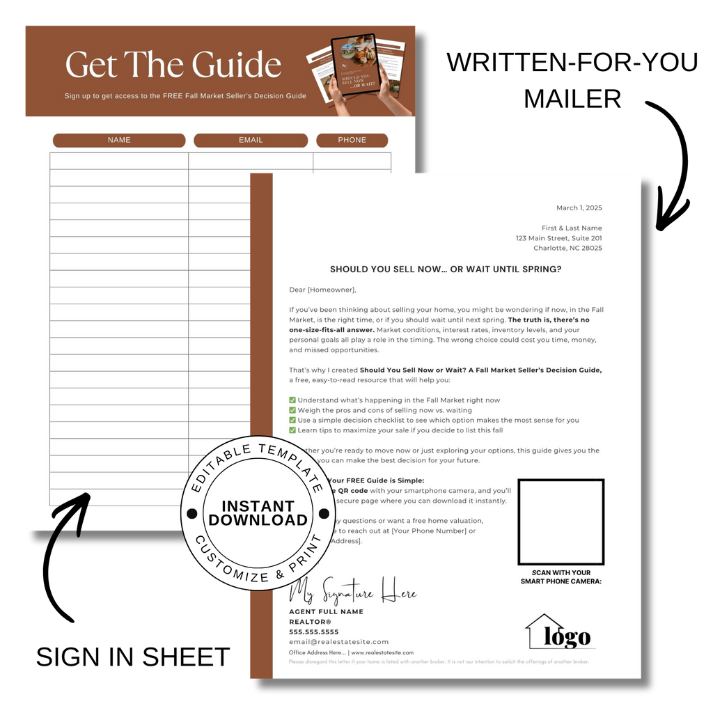 Fall Market Seller's Conversion Kit - Marketing Campaign