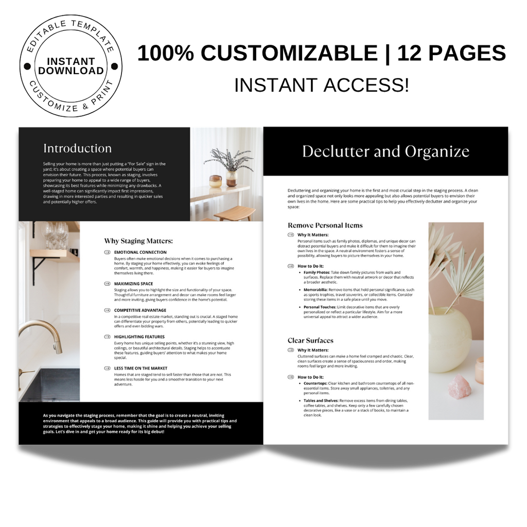 Home Staging Guide - TT Ramillas Style
