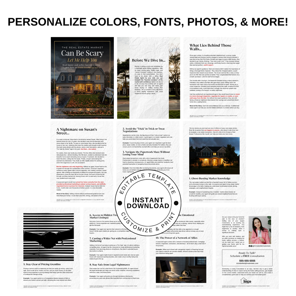 The Market Can Be Scary Let Me Help You - Halloween Lead Magnet