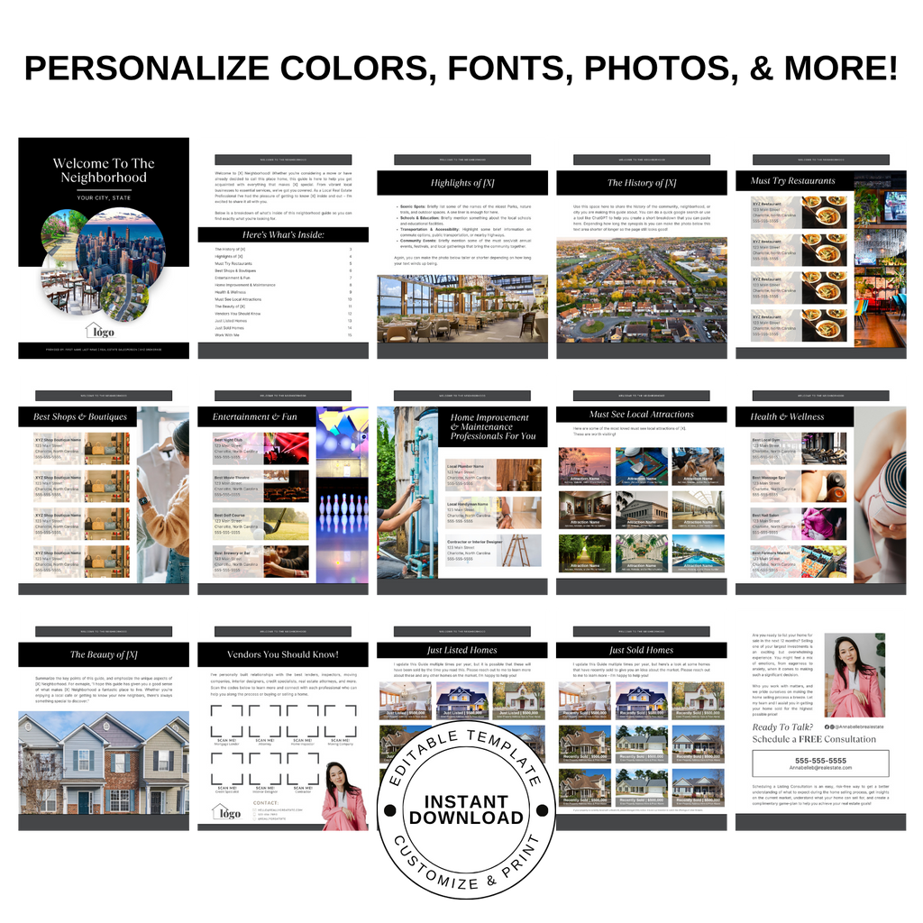 Welcome To The Neighborhood - Real Estate Lead Magnet