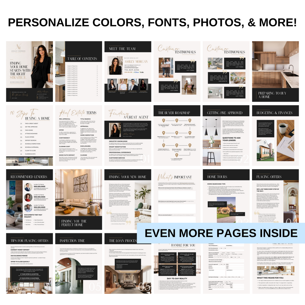 Buyers Presentation Design Templates - Luxe