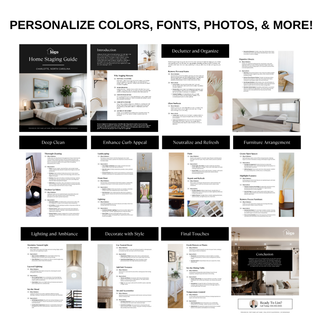 Home Staging Guide - TT Ramillas Style