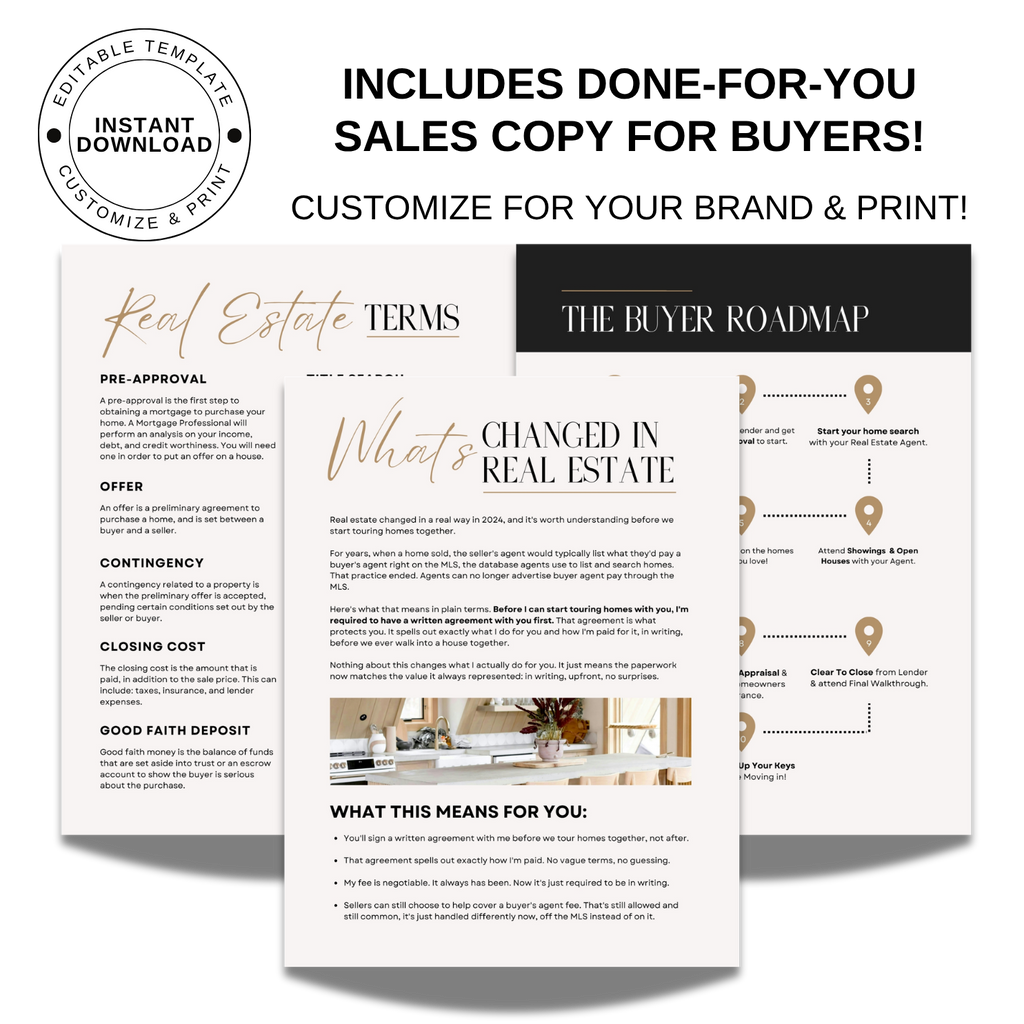 Buyers Presentation Design Templates - Luxe