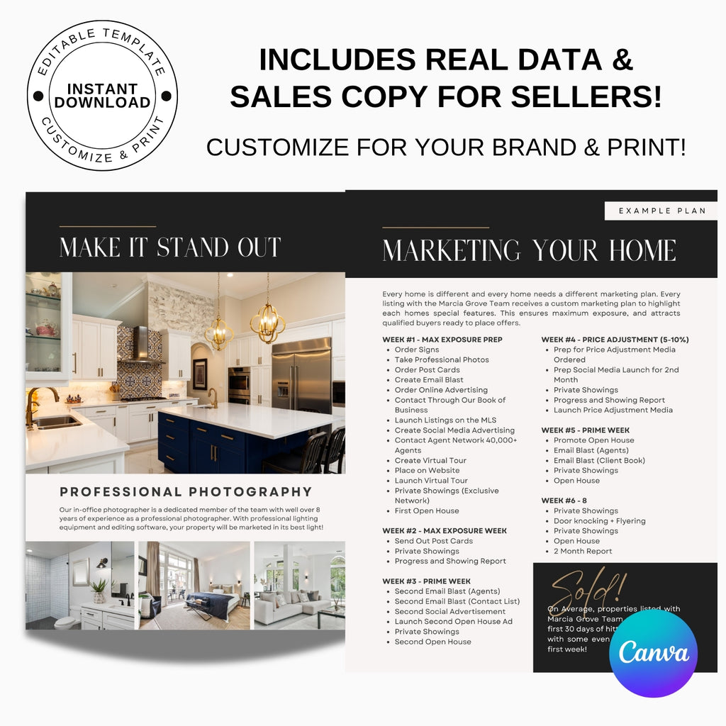 Listing Presentation Design Template - Luxe