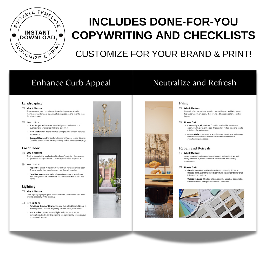 Home Staging Guide - TT Ramillas Style