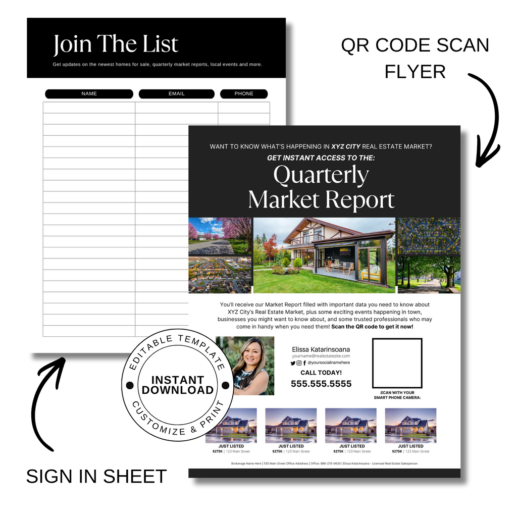 Quarterly Market Report - Real Estate Marketing Campagin