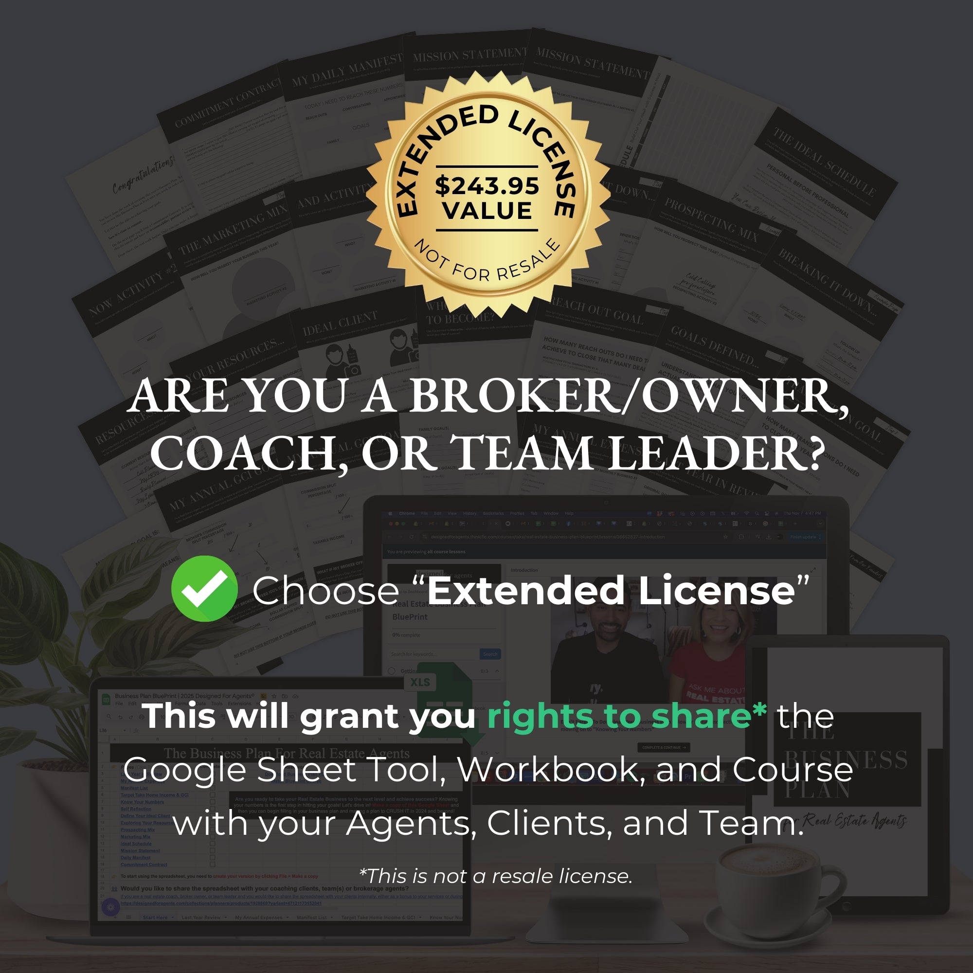 Real Estate Agent Business Plan BluePrint [DIGITAL DOWNLOAD]