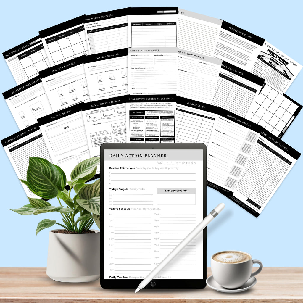 2025/26 Real Estate Agent Planner Pro [DIGITAL DOWNLOAD]