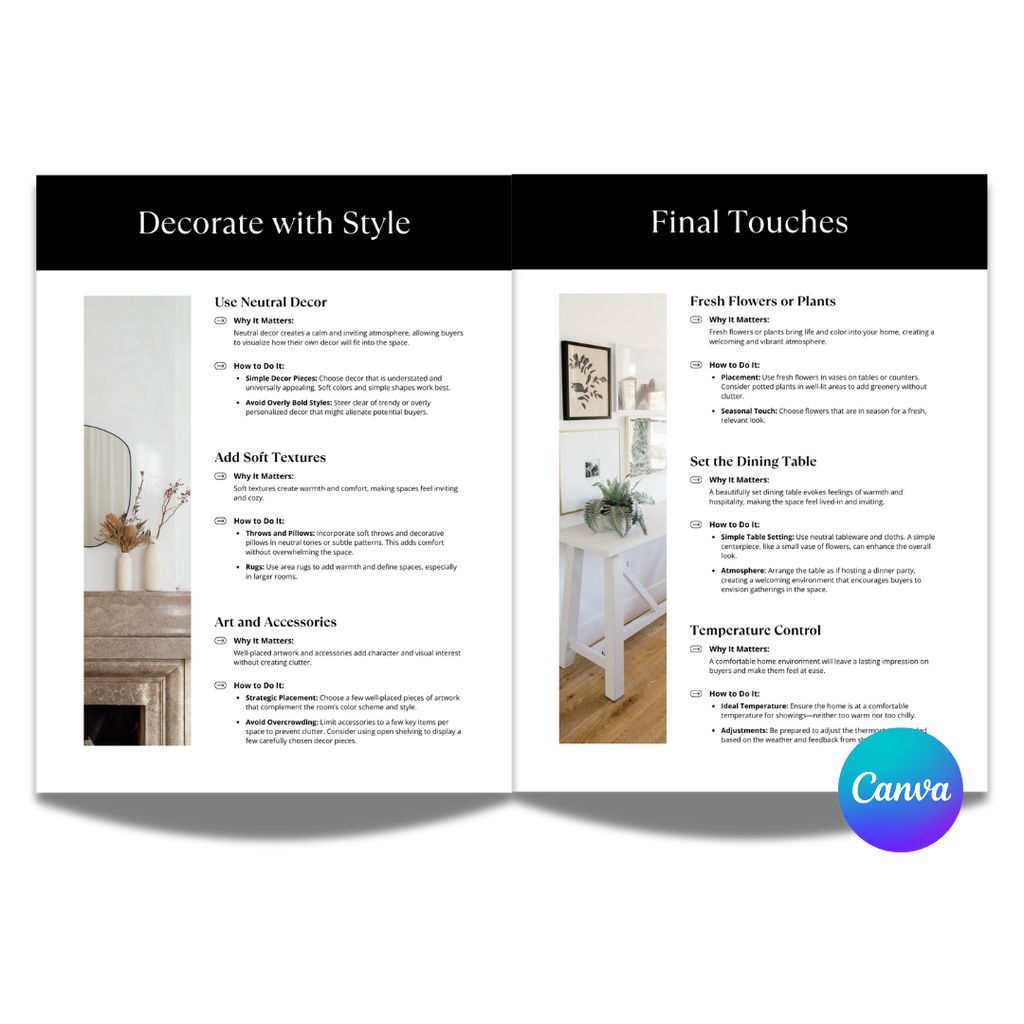 Home Staging Guide - TT Ramillas Style