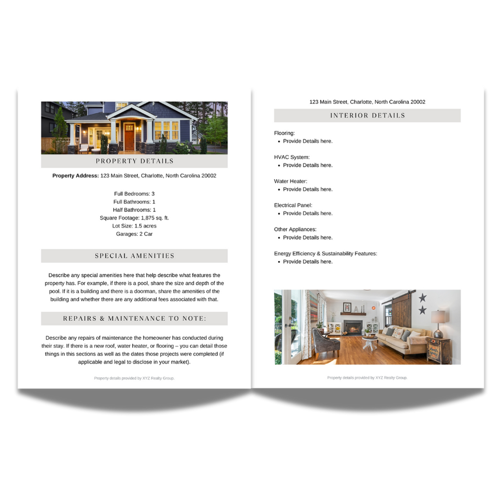 Property Fact Sheet Booklet