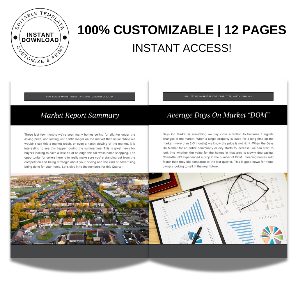 Quarterly Market Report - Real Estate Marketing Campagin