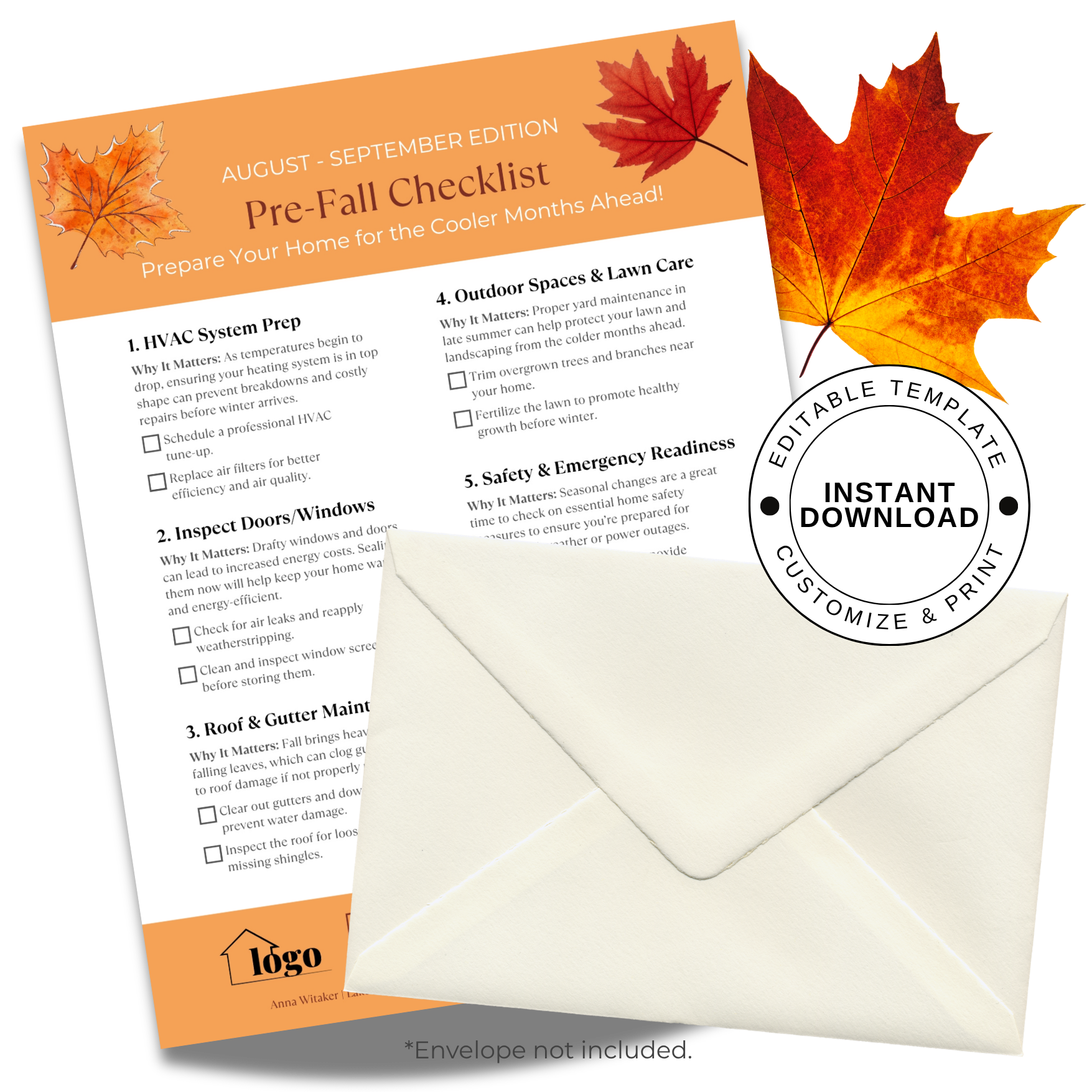 Fall Home Maintenance Checklist