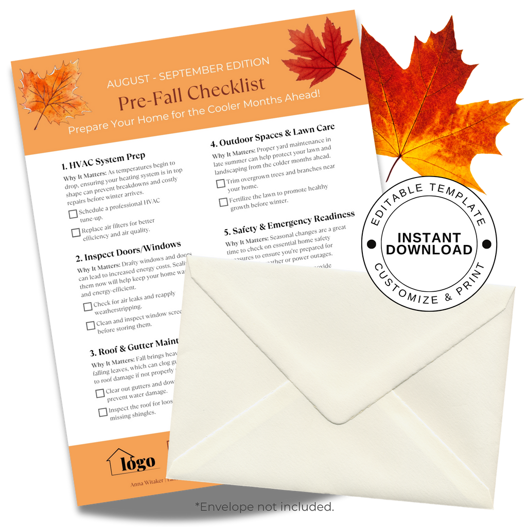Fall Home Maintenance Checklist