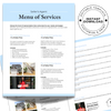 Menu of Services - Sellers Agent