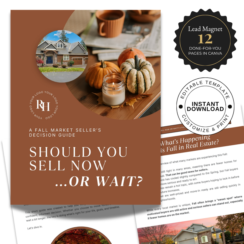 Should You Sell Now or Wait? Fall Market Seller's Guide - Lead Magnet