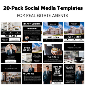 Bold Statement Social Media Template 20-Pack