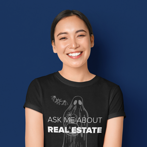 Halloween Ask Me About Real Estate Women's Fit T-shirt
