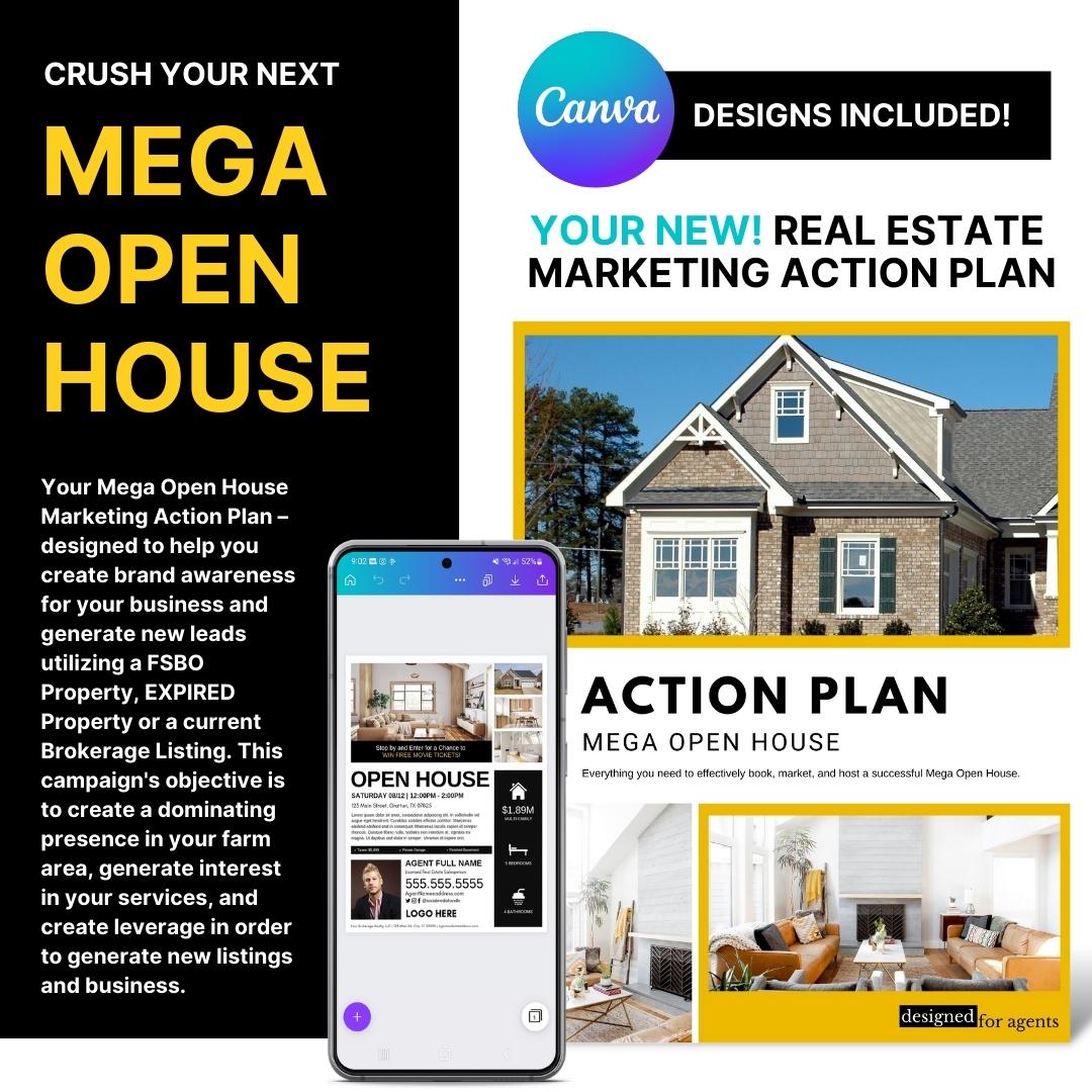 Real Estate Marketing Action Plan - Mega Open House