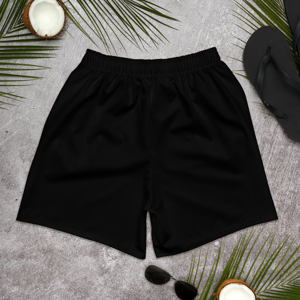 Black Ask Me About Real Estate Men's Athletic and Swim Shorts