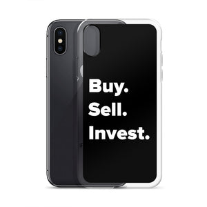 Buy. Sell. Invest. Real Estate iPhone Case