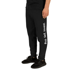 Buy. Sell. Invest. Unisex Joggers