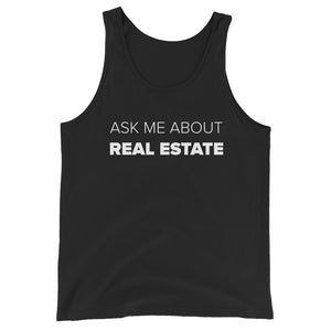 Ask Me About Real Estate Muscle T-Shirt